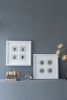 S/2 15.57x1.2x15.7" Shadow Box Wall Décor