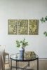S/3 41.3x1x23.6" Rectangular Canvas Map Wall Art, Multicolored