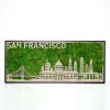 San Francisco Moss City Silhouette Metal Wall Art