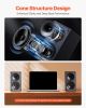 Passive Bookshelf Home Speakers Pair of Stereo Audio Speakers Cone 70Hz-20KHz