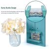 2PCS Wall Hanging Home Decor Mason Jar lights Set,Wall Art Decorations Accessories,LED Wall Sconces with Remote Timer Artificial Yellow Rose,for Livin