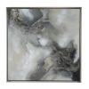 39.4x39.4" Stormy Skies Framed Hand-painted Wall Art