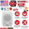 5 CORE Outdoor Speakers Stereo in Wall Speaker Pair 100W Peak Passive Mount Wired Waterproof Patio House Garage Indoor Exterior Audio System Bocinas p