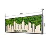 Houston Moss City Silhouette Metal Wall Art