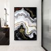Luxury Crystal Pearl Oil Painting Wall Art Contemporary Hallway Decor Premium Canvas Mural for Modern Home Entrance and Corridor decorative picture pa