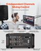 2 X 10 in Speakers PA System 800W Mixer Wireless Bluetooth Mic for DJ Party