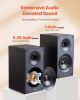 Passive Bookshelf Home Speakers Pair of Stereo Audio Speakers Cone 65Hz-20KHz