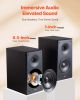 Passive Bookshelf Home Speakers Pair of Stereo Audio Speakers Cone 55Hz-20KHz