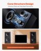 Passive Bookshelf Home Speakers Pair of Stereo Audio Speakers Cone 55Hz-20KHz
