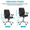 Office Chair Ergonomic Mesh Task Chair with 250LBS Load Bearing Thick Sponge Seat Backrest Adjustable Height 360° Swivel Wheels Rocking Function