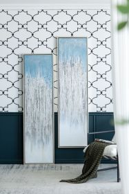 S/2 70.9x19.7" Dhalia Ombre Wall Arts