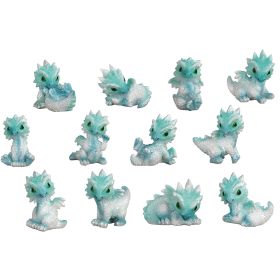 2"H Mini Dragon Set Figurine Home Decor Gift