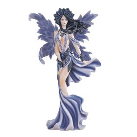 10"H Wind Fairy in Blue Figurine Home Decor Gift