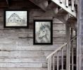 "True Spirit (Horses)" 2-Piece Vignette by Debi Coules, Black Frame