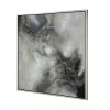 39.4x39.4" Stormy Skies Framed Hand-painted Wall Art