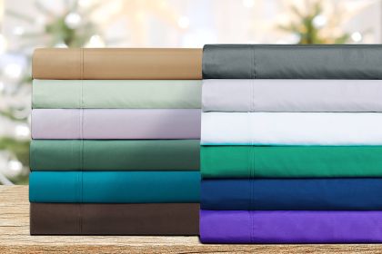 Bamboo 2000 Count Solid 6 Piece Sheet Set - Assorted (Bed Size: King, Color: White)