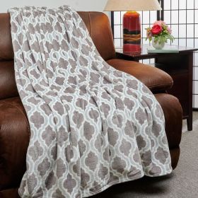 Kathy Ireland Flannel Fleece Blanket (Color: Verona, size: Full/Queen)