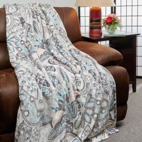 Kathy Ireland Flannel Fleece Blanket (Color: Isabelle, size: King)