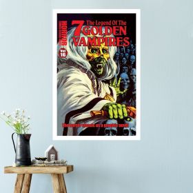 horror line the legend of the 7 golden vampires poster wall art (Type: Poster, size: Portrait 32 x 48 inches)