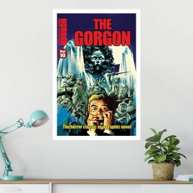 horror line the gorgon poster wall art (Type: Poster, size: Portrait 24 x 36 inches)