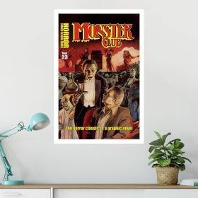 horror line monster club poster wall art (Type: Poster, size: Portrait 16 x 24 inches)