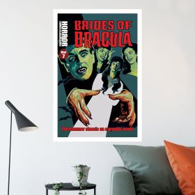 horror line brides of dracula poster wall art (Type: Poster, size: Portrait 12 x 18 inches)