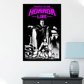Horror Line Dracula Wall Art (Type: Poster, size: Portrait 12 x 18 inches)