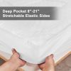 Solid-color embossed mattress bedspread,  Full size